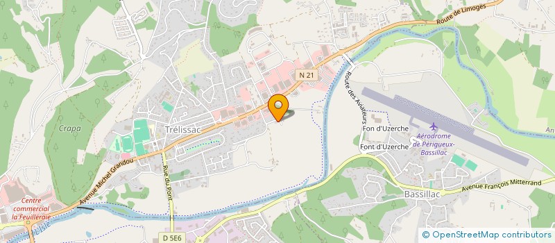 localisation de l'entreprise MADAME LEA GLATIGNY  TRELISSAC