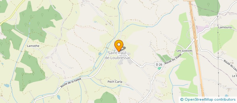 localisation de l'entreprise MADAME LEA GOAPER  SAINT-PAUL-FLAUGNAC