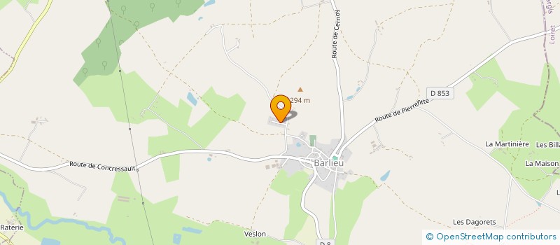 localisation de l'entreprise MADAME LEA GODET  BARLIEU