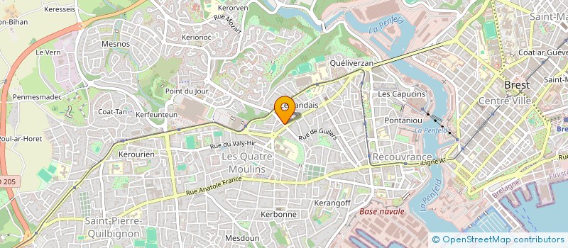 localisation de l'entreprise MADAME LEA GODIVEAU à BREST
