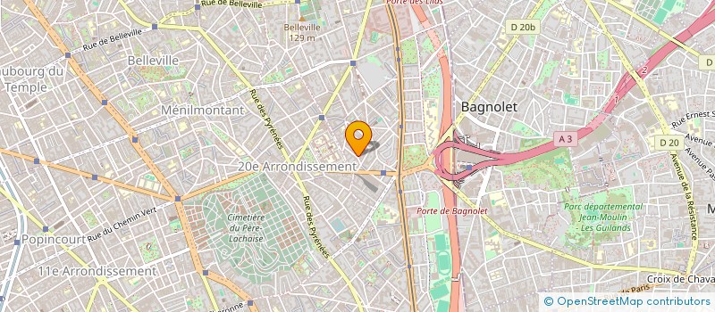 localisation de l'entreprise MADAME LEA GOGUELY à BAGNOLET