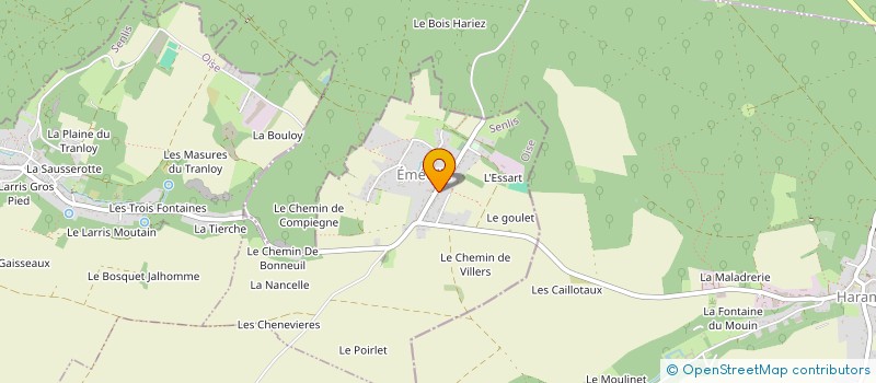 localisation de l'entreprise MADAME LEA GOIRE  EMEVILLE