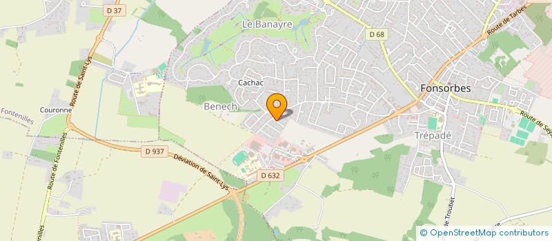 localisation de l'entreprise MADAME LEA GOLLIET  FONSORBES