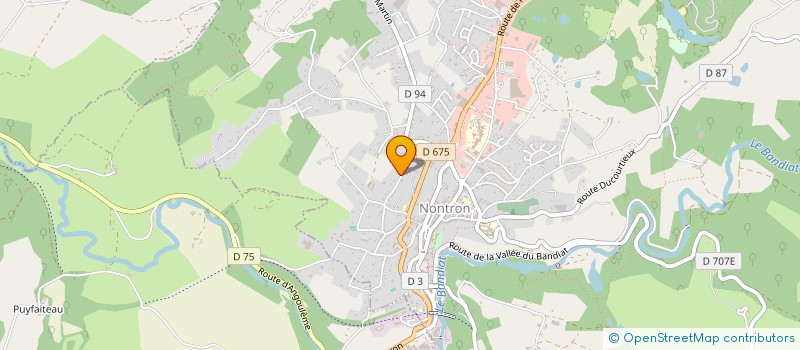 localisation de l'entreprise MADAME LEA GONDOIS--BARIS  NONTRON