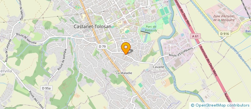localisation de l'entreprise MADAME LEA GORGUES à CASTANET TOLOSAN