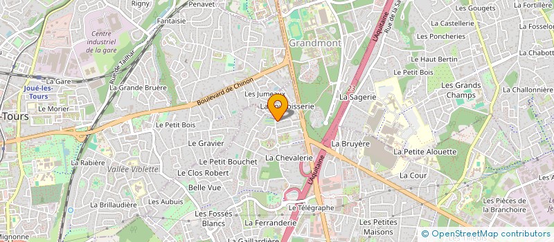 localisation de l'entreprise MADAME LEA GRANGER  CHAMBRAY-LES-TOURS