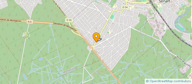 localisation de l'entreprise MADAME LEA GRANGHON  BRUNOY