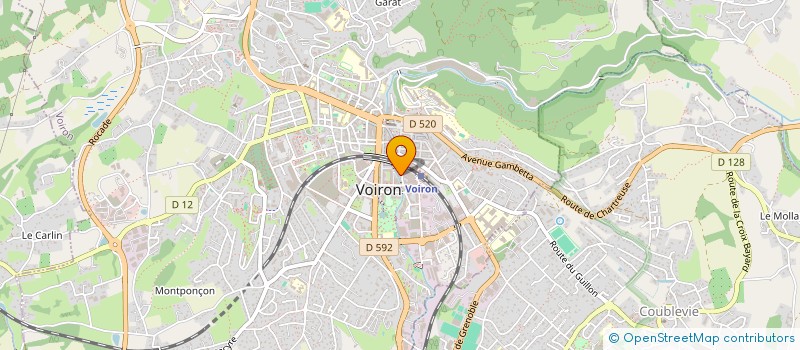 localisation de l'entreprise MADAME LEA GREDE  VOIRON