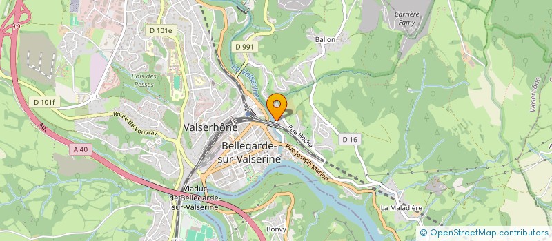 localisation de l'entreprise MADAME LEA GRENARD à VALSERHONE