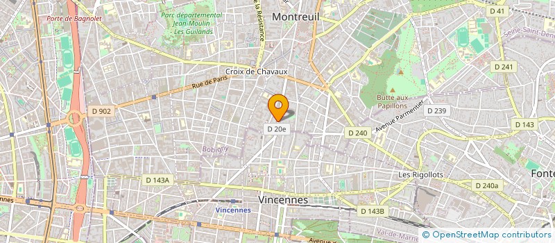 localisation de l'entreprise MADAME LEA GRILLIS à MONTREUIL