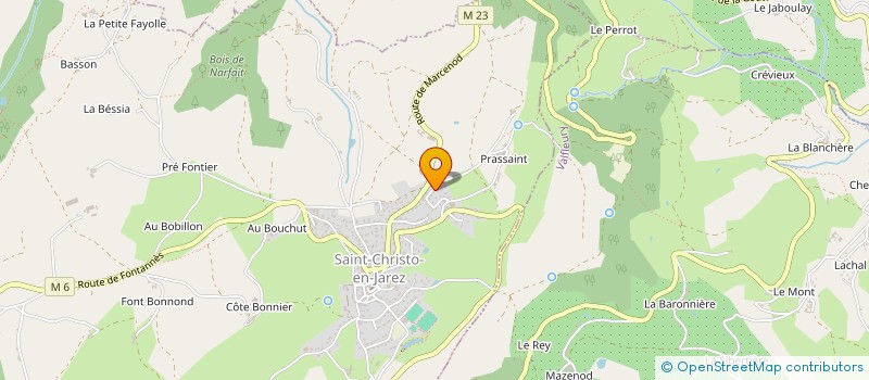 localisation de l'entreprise MADAME LEA GRIMAN  SAINT-CHRISTO-EN-JAREZ