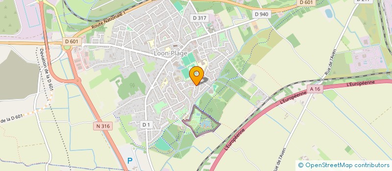 localisation de l'entreprise MADAME LEA GRISOLET  LOON-PLAGE