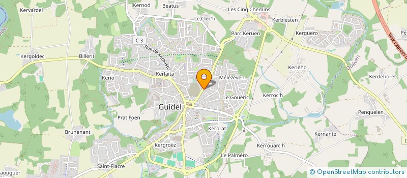 localisation de l'entreprise MADAME LEA GROHENS à GUIDEL