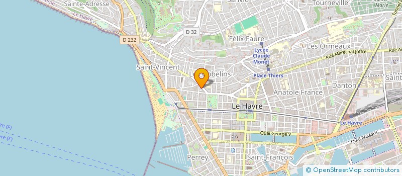 localisation de l'entreprise MADAME LEA GROSS  LE HAVRE