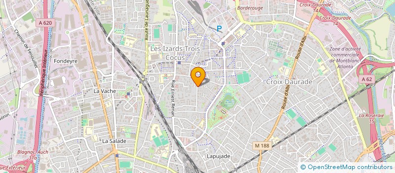 localisation de l'entreprise MADAME LEA GROUSSAUD  TOULOUSE