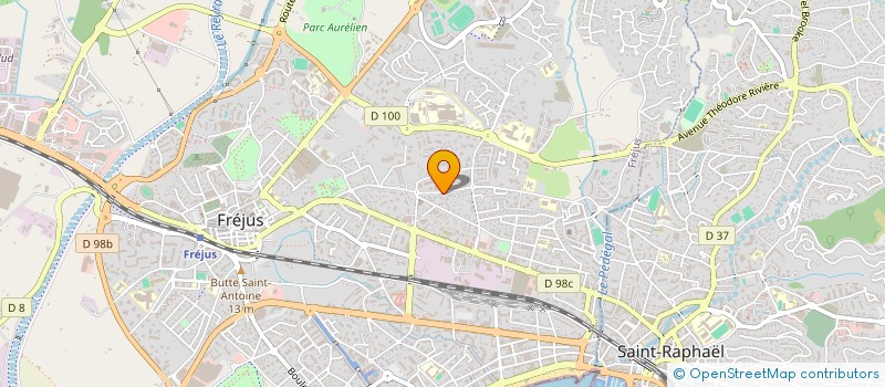 localisation de l'entreprise MADAME LEA GRUEL  FREJUS