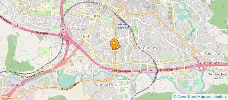 localisation de l'entreprise MADAME LEA GUELMINGER à AIX-EN-PROVENCE