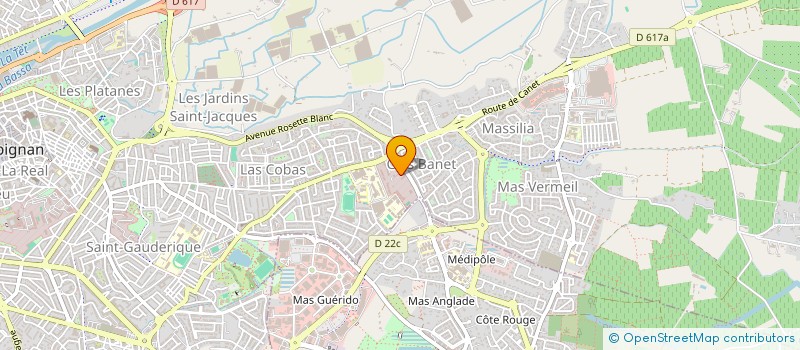 localisation de l'entreprise MADAME LEA GUILBERT  PERPIGNAN