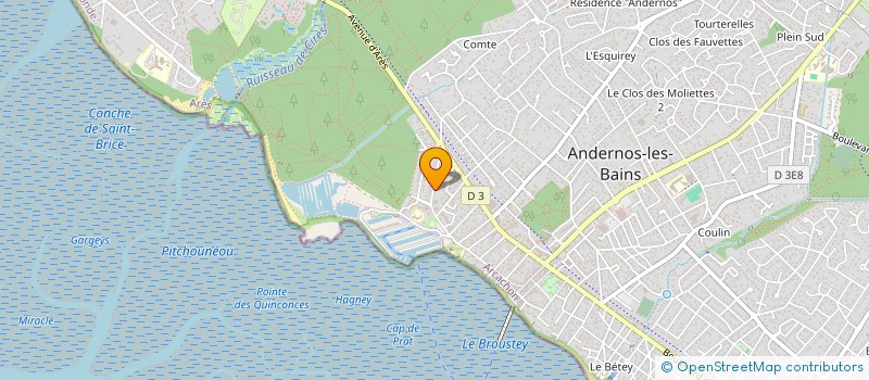 localisation de l'entreprise MADAME LEA GUILLAUT  ANDERNOS-LES-BAINS