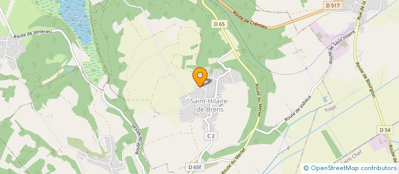 localisation de l'entreprise MADAME LEA GUILLET  SAINT-HILAIRE-DE-BRENS