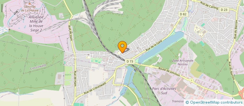 localisation de l'entreprise MADAME LEA GUILLOT  CREUTZWALD