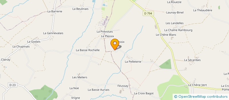 localisation de l'entreprise MADAME LEA GUILLOT à MEZIERES-SUR-COUESNON