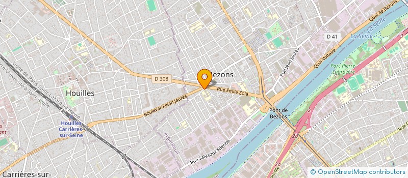 localisation de l'entreprise MADAME LEA GUINARD  BEZONS