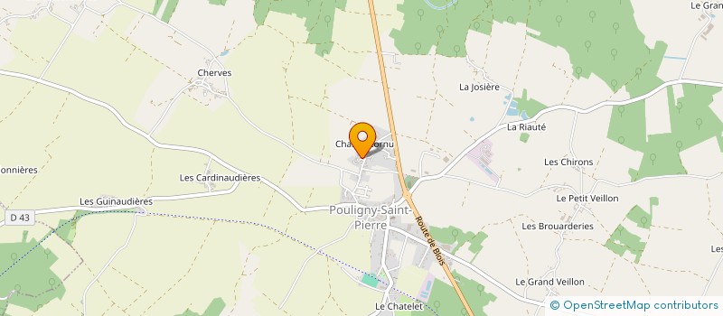 localisation de l'entreprise MADAME LEA GUITTONNEAU à POULIGNY-SAINT-PIERRE