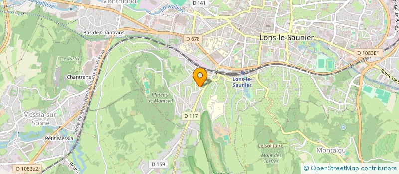 localisation de l'entreprise MADAME LEA GUYON à LONS-LE-SAUNIER