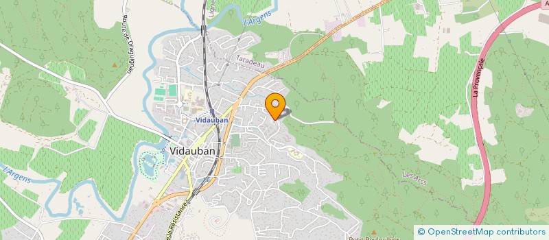 localisation de l'entreprise MADAME LEA HABARY  VIDAUBAN