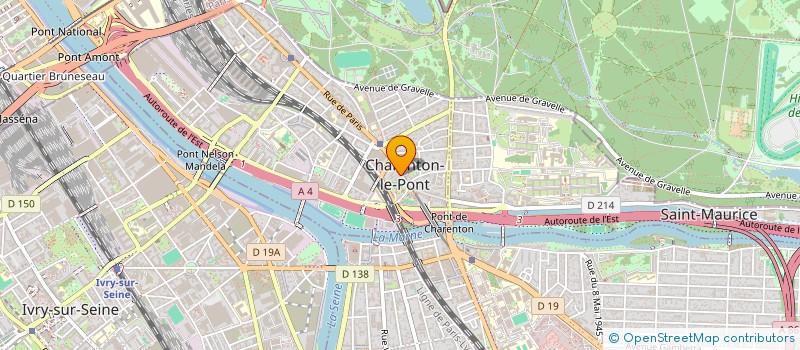 localisation de l'entreprise MADAME LEA HADAD  CHARENTON-LE-PONT