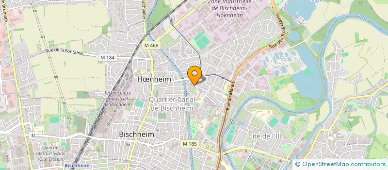 localisation de l'entreprise MADAME LEA HAEFFNER  HNHEIM