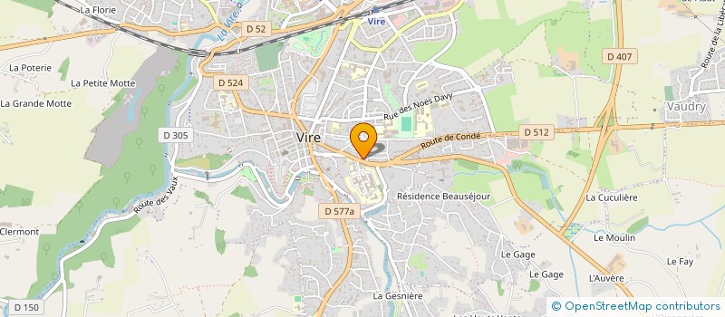 localisation de l'entreprise MADAME LEA HAGEMAN  VIRE-NORMANDIE