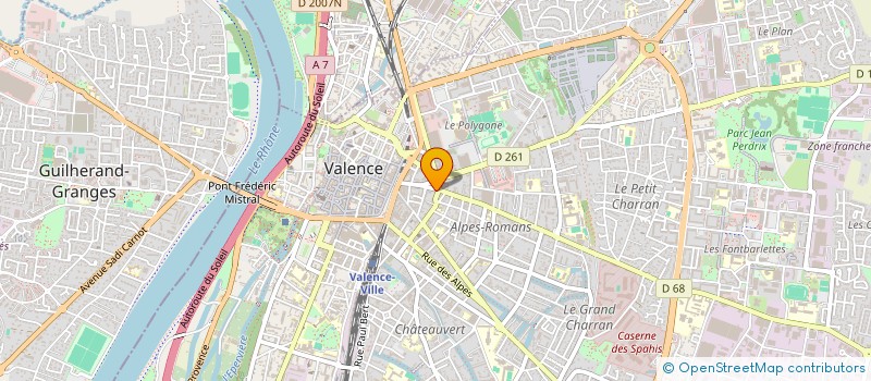 localisation de l'entreprise MADAME LEA HAMALA  VALENCE