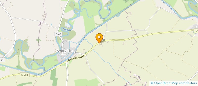 localisation de l'entreprise MADAME LEA HAMELIN  AMBLY-FLEURY