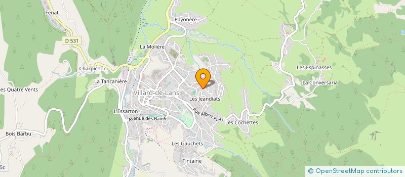 localisation de l'entreprise MADAME LEA HEITZMANN à VILLARD-DE-LANS