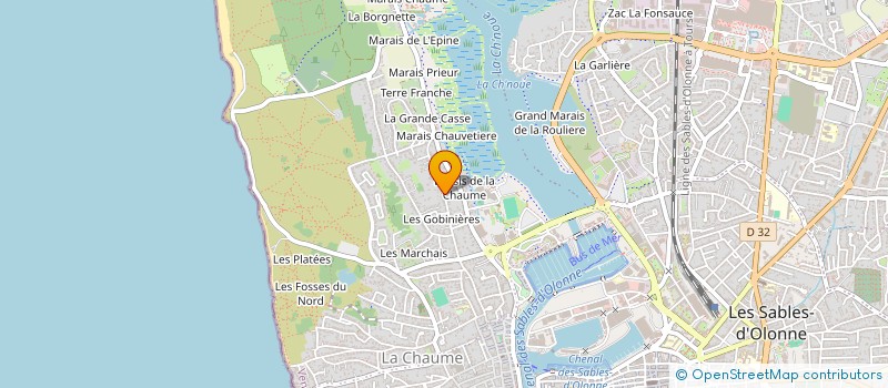 localisation de l'entreprise MADAME LEA HERAULT à LES SABLES D'OLONNE