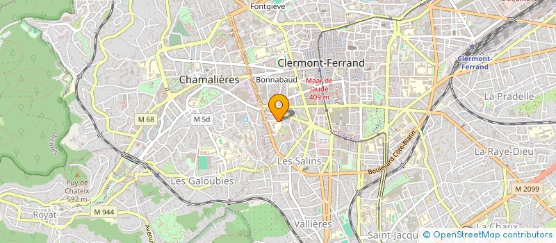 localisation de l'entreprise MADAME LEA HERMET  CLERMONT-FERRAND