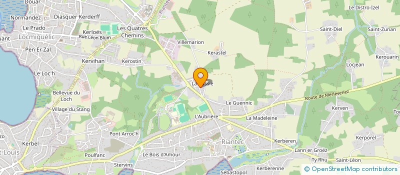 localisation de l'entreprise MADAME LEA HIEGEL  RIANTEC