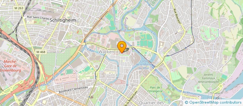 localisation de l'entreprise MADAME LEA HODY à STRASBOURG