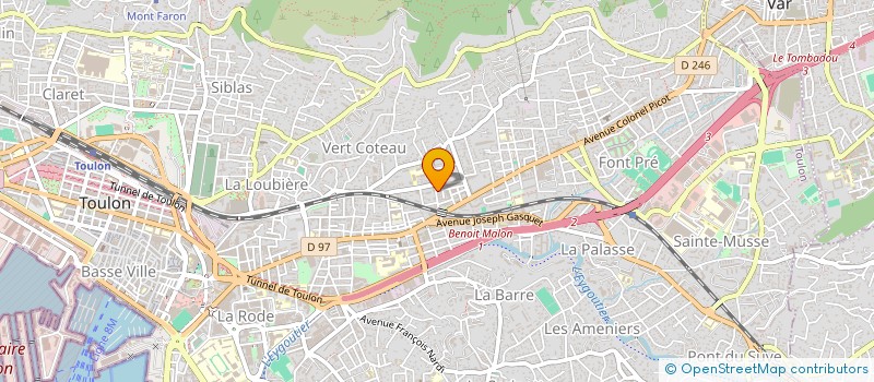 localisation de l'entreprise MADAME LEA HOLYK  TOULON