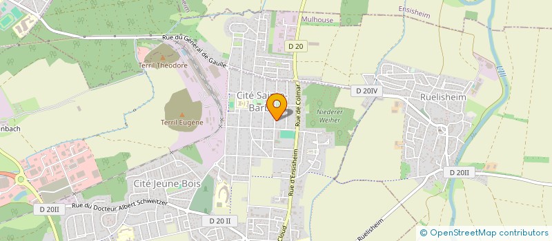 localisation de l'entreprise MADAME LEA HUBRECHT  WITTENHEIM