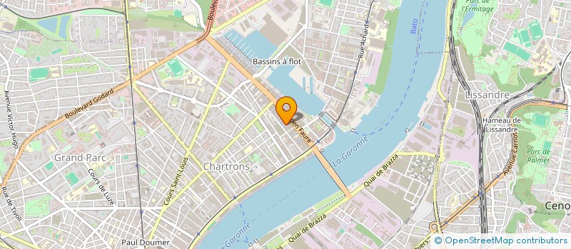 localisation de l'entreprise MADAME LEA HUGUET  BORDEAUX