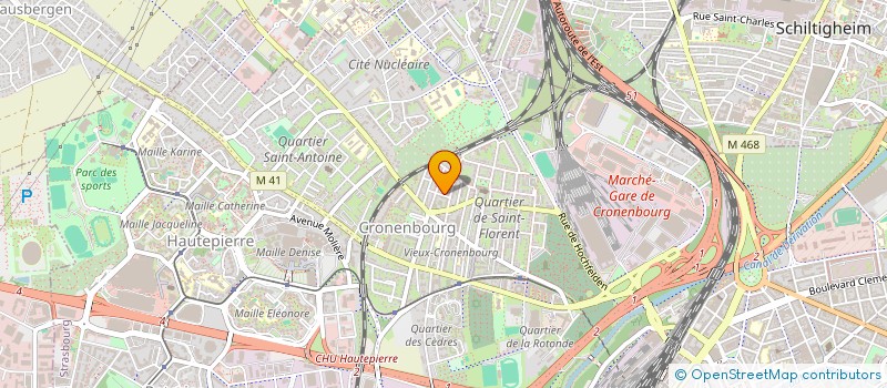 localisation de l'entreprise MADAME LEA HUSSENOT DESENONGES à STRASBOURG