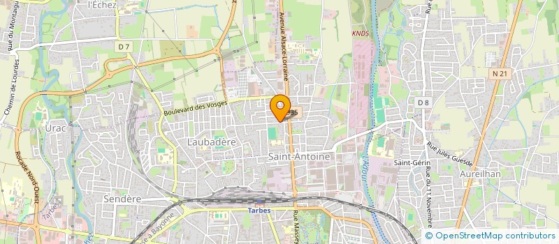 localisation de l'entreprise MADAME LEA ISRAEL  TARBES