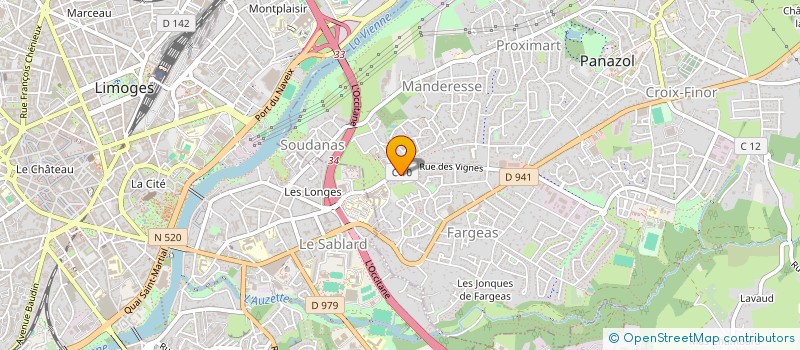 localisation de l'entreprise MADAME LEA JACQUET à PANAZOL