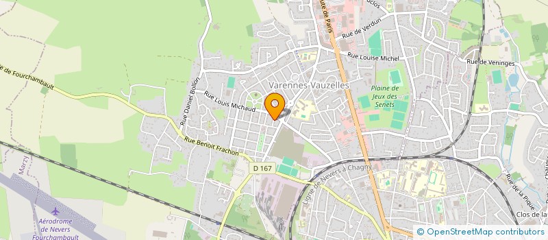 localisation de l'entreprise MADAME LEA JACQUET  VARENNES-VAUZELLES