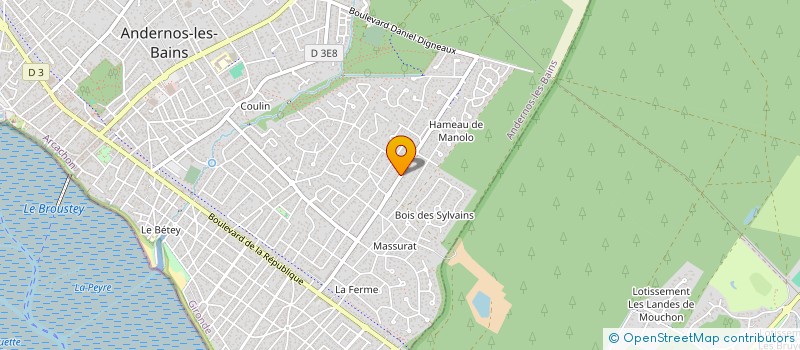 localisation de l'entreprise MADAME LEA JANNEAU  ANDERNOS-LES-BAINS