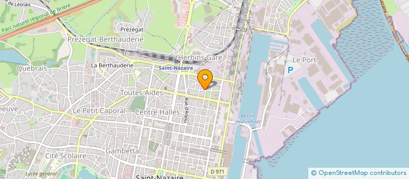localisation de l'entreprise MADAME LEA JARDELOT  SAINT-NAZAIRE