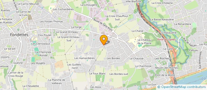 localisation de l'entreprise MADAME LEA JAUME  FONDETTES